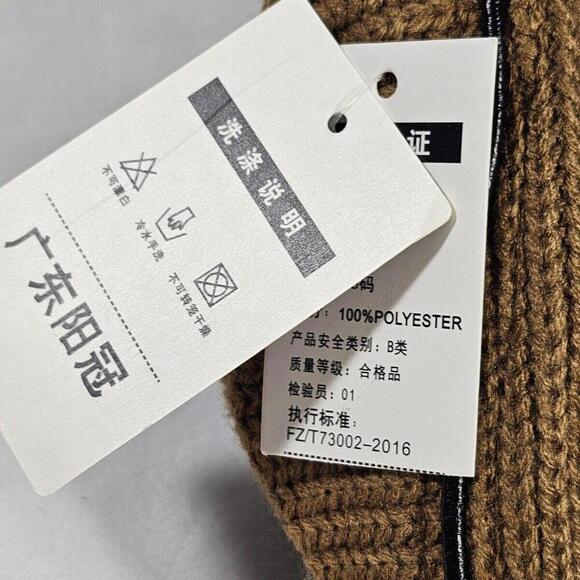 Jamont Men's Knit Flat Padded Warm Beret Caps Casual Wool And Leather Hat - Picture 6 of 12